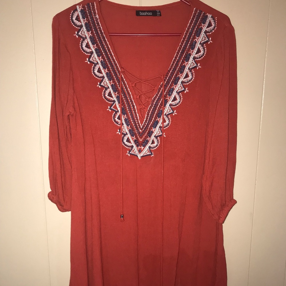 Boho Style Shift Dress